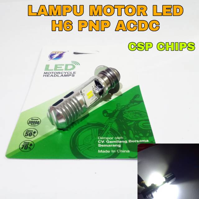 RTD Lampu Motor Led H6 PNP ACDC CSP