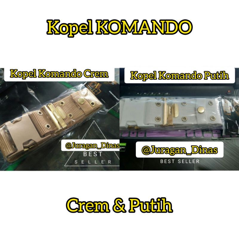 Kopel Komando Comando Tactical Commando 511 Crem Putih Coklat