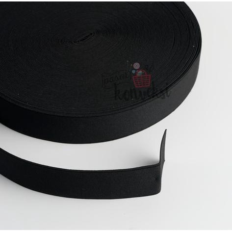 ➼ Karet Elastis Hitam Penguin 2.5 cm (1") ➵