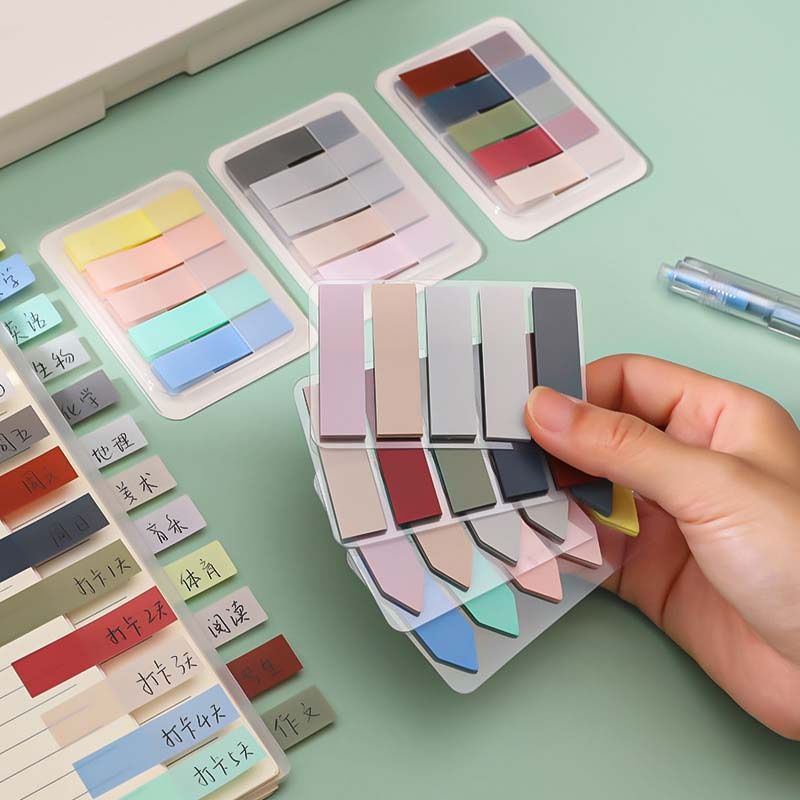 

100 stickynote warna morandi bujo diary notes