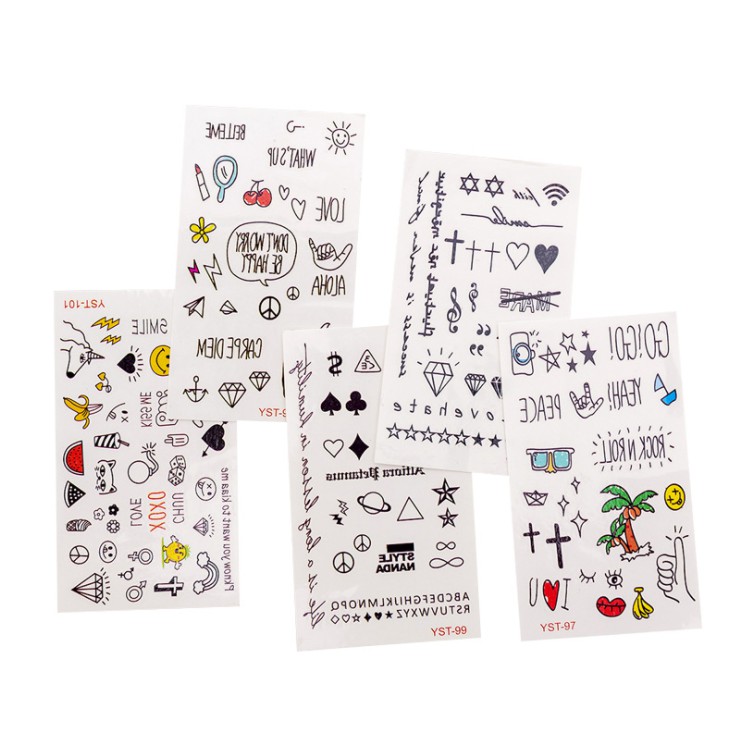 J2 - Tato anak motif lucu Tatoo Sticker Tattoo Temporary non permanent
