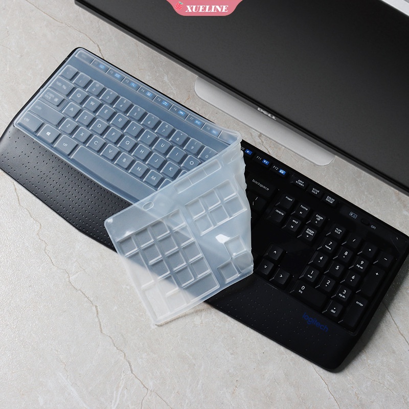 Logitech mk345 / K345 film Pelindung keyboard laptop Bahan Silikon Lembut Anti Air Untuk 14 "(ZXL)