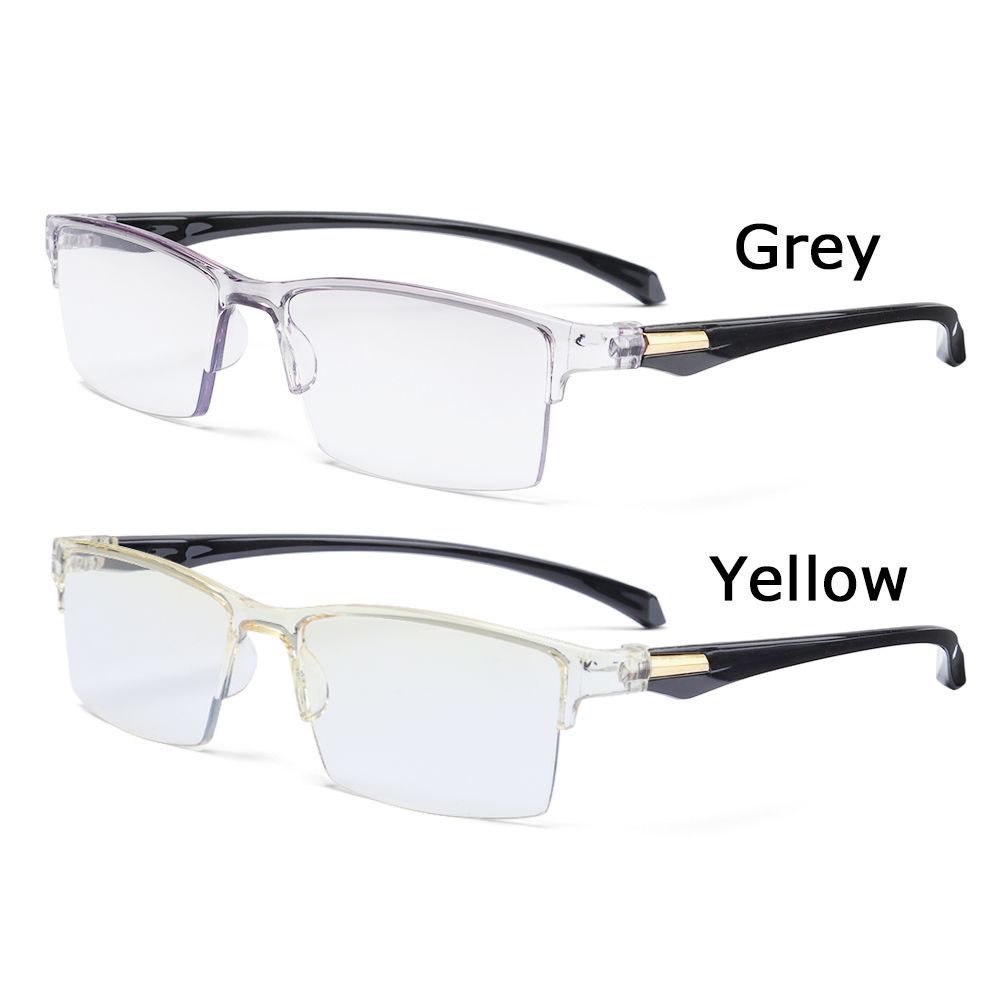 Kacamata Baca Lensa Progresif Multifocal Anti Blue Ray Bahan Resin Portable Flexible Untuk Pria Dan Wanita