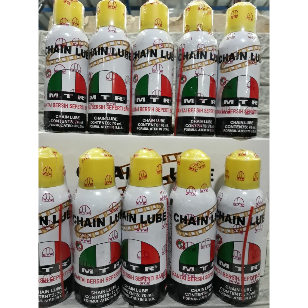 Pembersih,Pelumas rantai Semprotan Rantai / Chain Lube MTR HARGA 1 PCS