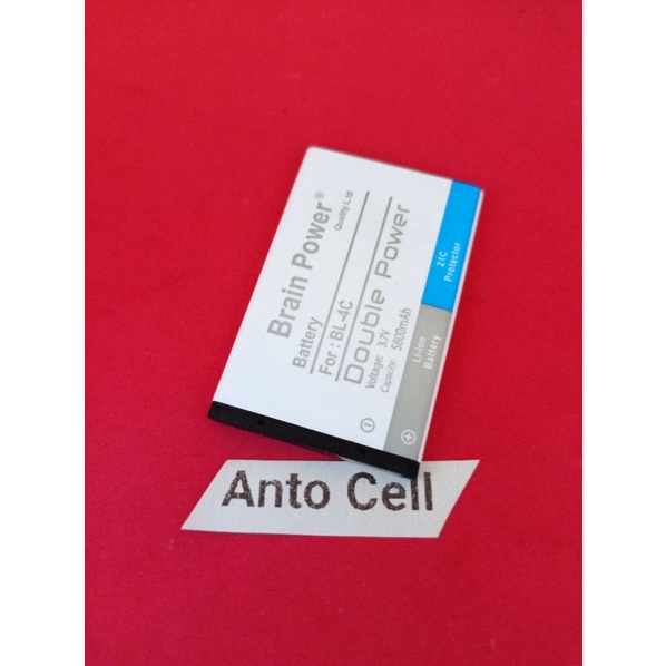 Baterai batre hp strawberry BL-4C strowbery BL4C double power battery