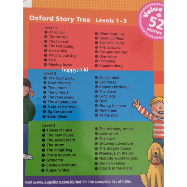 Oxford story tree level 1-3 52buku/ buku impor buku anak happychild