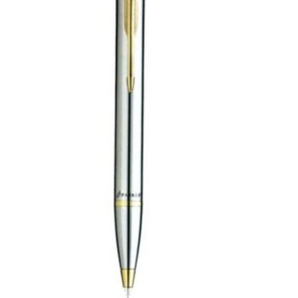 

­ Diskon Besar >>>> Parker IM BP Metal Shiny Deluxe Polish Chrome GT Klip Emas ♞