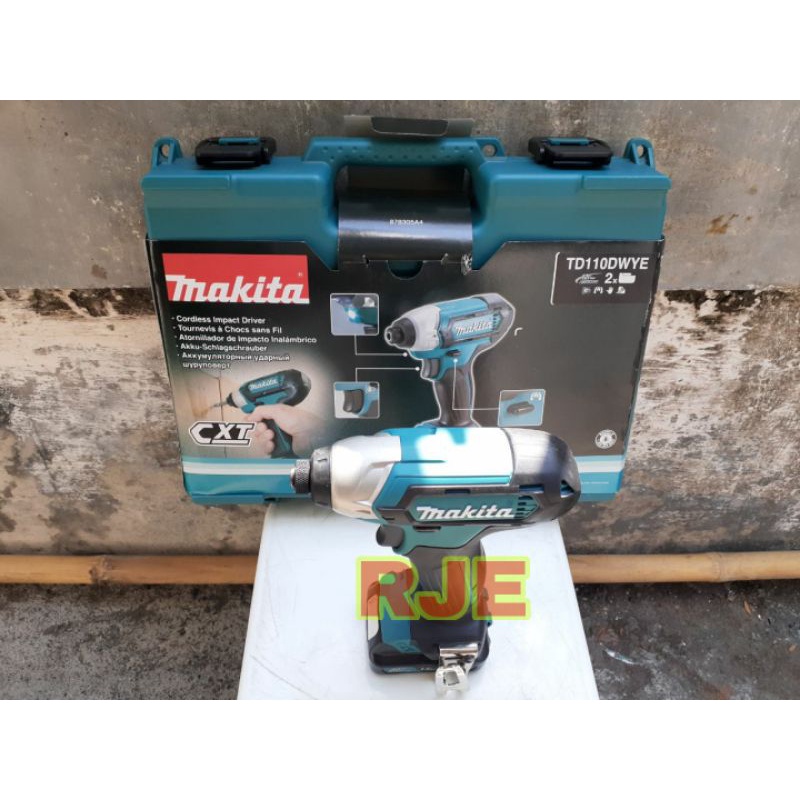 Bor baterai makita TD110DWYE - bor tangan tanpa kabel - bor charger makita