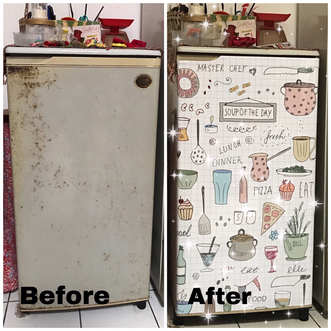 Stiker Kulkas 1  Pintu Masterchef Shabby