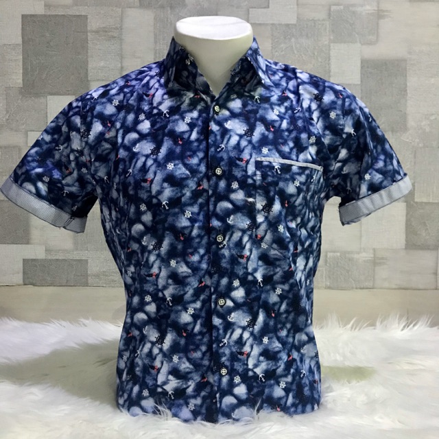 Kemeja Motif ABSTRAK CASUAL | Pria