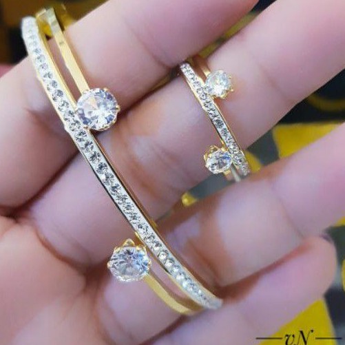 Titanium Set Perhiasan Wanita S823