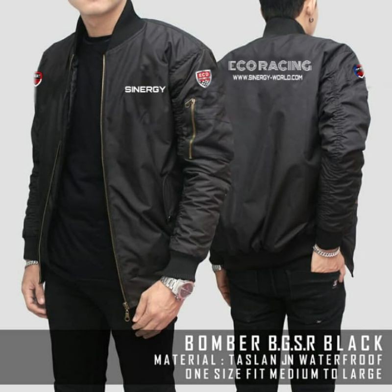 Jaket Eco farming Hitam