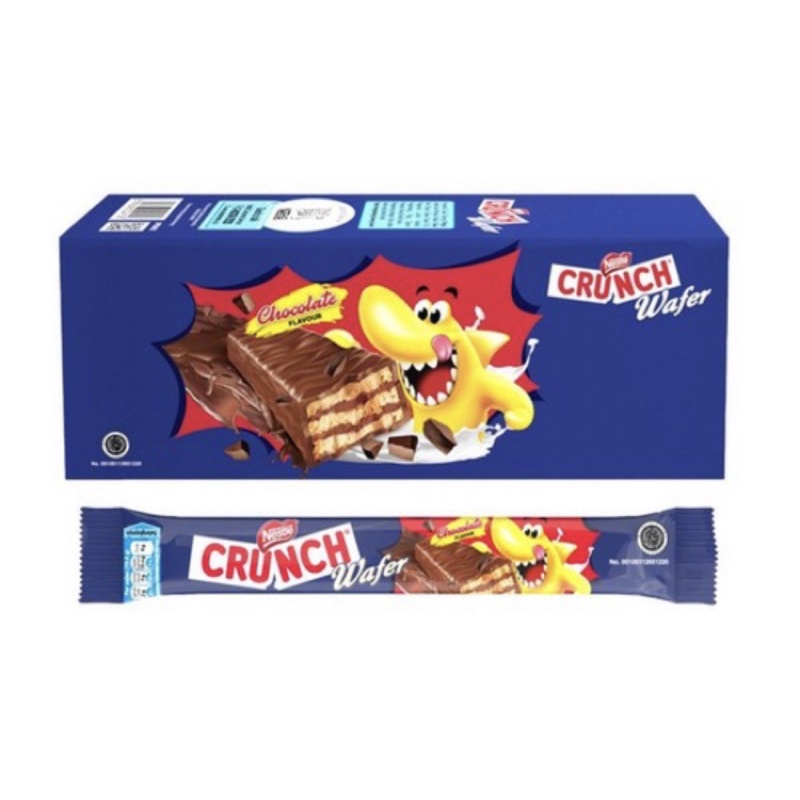 Wafer salut cokelat / Nestle crunch Wafer isi 8