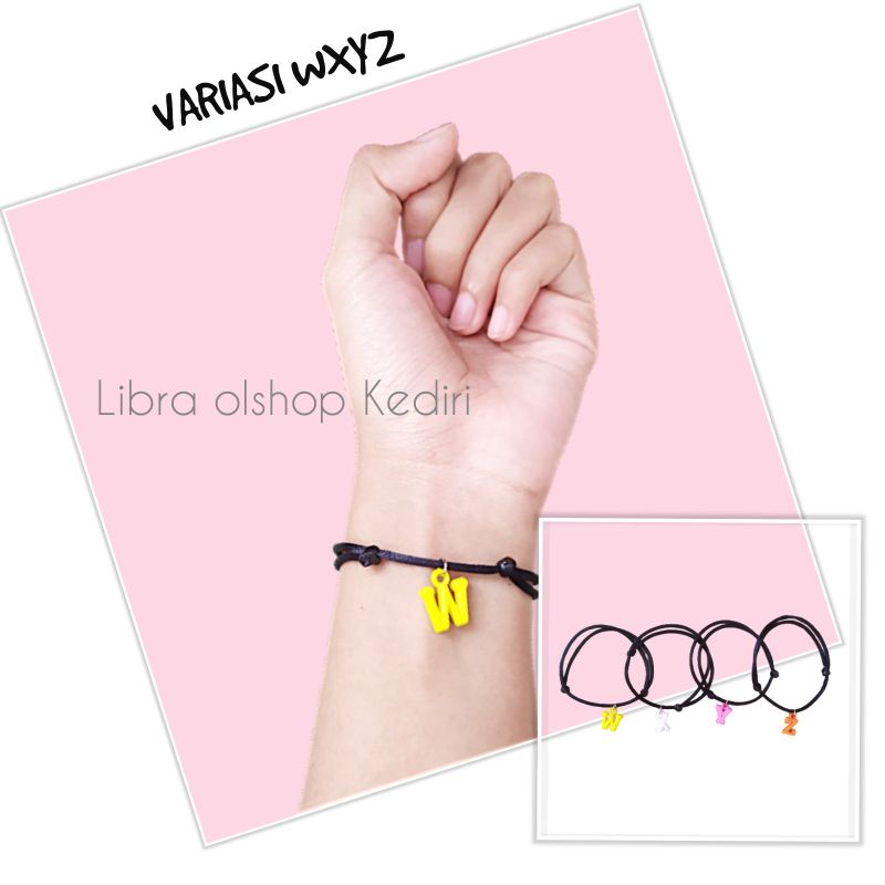 W - Z Gelang inisial huruf abjad
