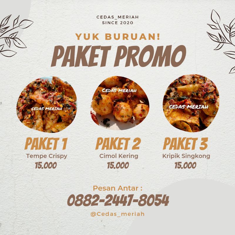 

PROMO Cemilan Kering isi 250gram