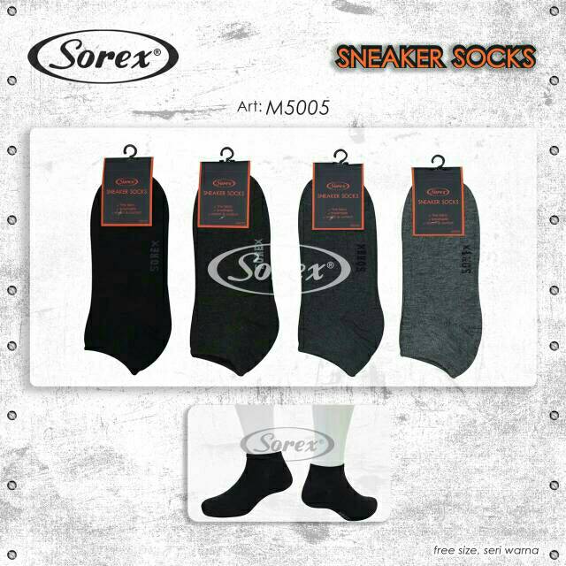 Kaos Kaki Cowok Semata Kaki Sneaker Socks Kaos Kaki Pria Polos Stretch Comfort