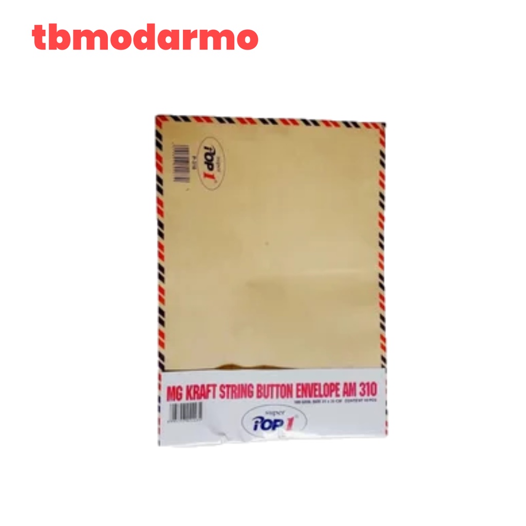 

TBMO AMPLOP KRAFT POP 1 AM + TALI 310 ISI 10