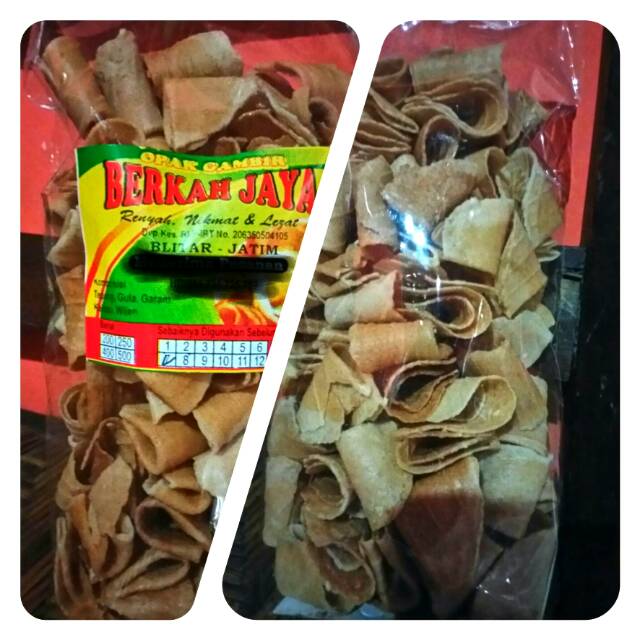 

Crispy coconut / Opak gambir / jepit