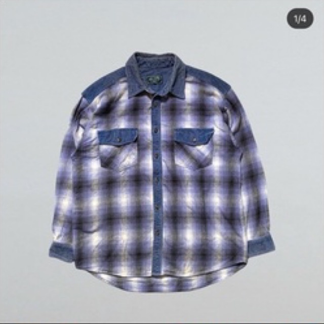 flannel veterano blue