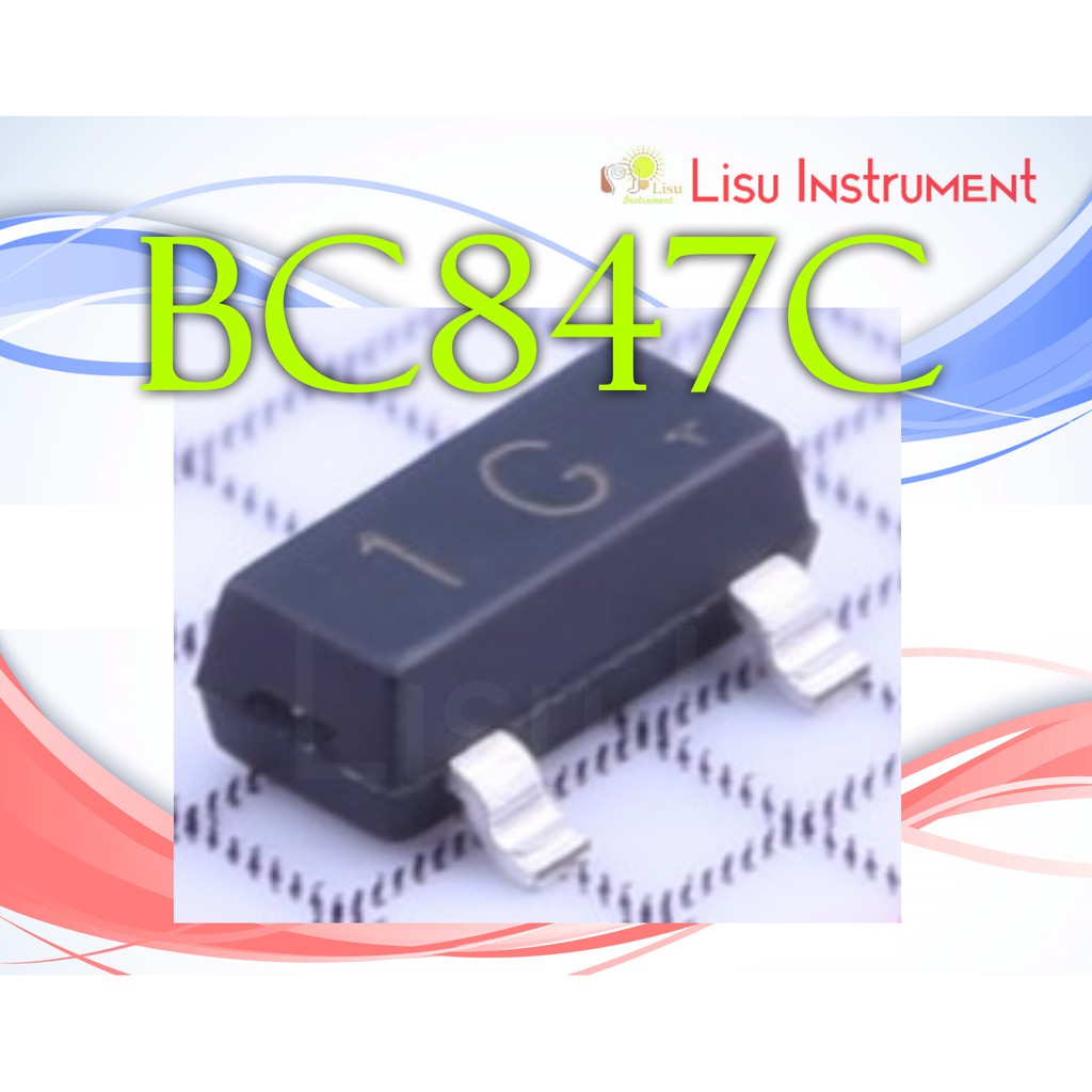 Jual BC847C BC847 1G 45V 100mA NPN General-purpose Transistors ...