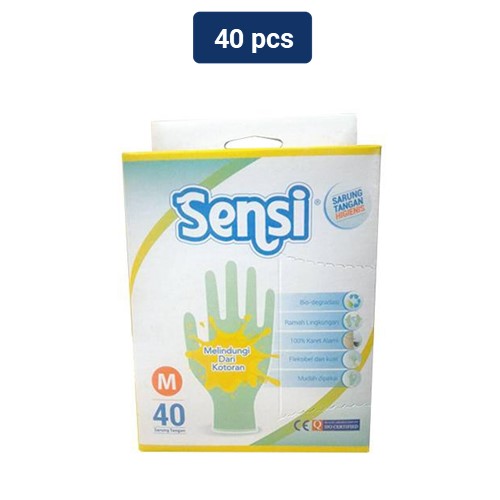 Sensi Hygienic Glove M 40 pcs