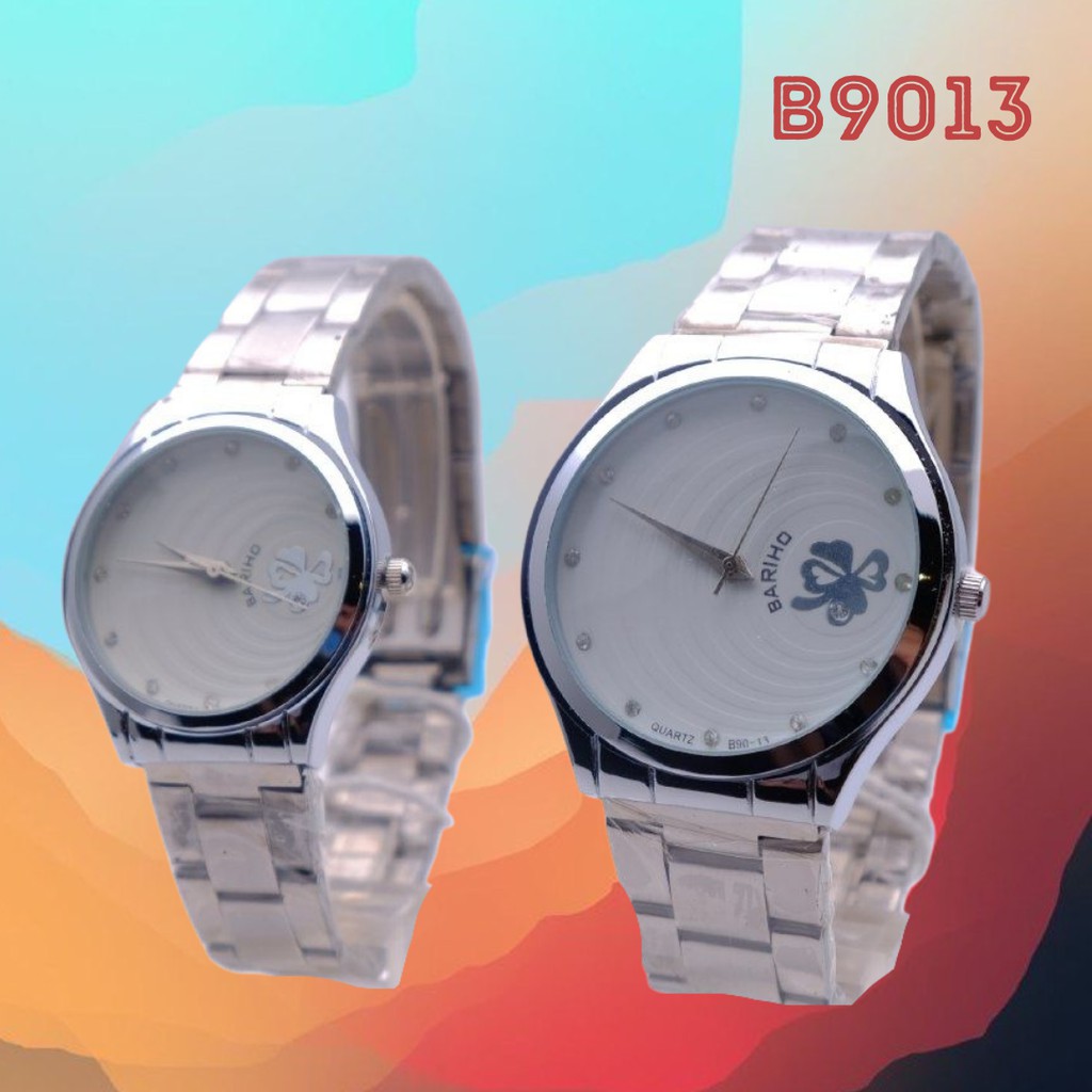 F86 BARIHO JAM TANGAN STAINLESS WATER /TAHAN AIR PRIA WANITA