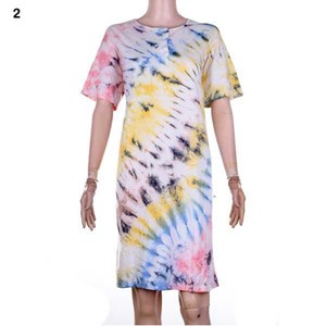 Daster Kaos Jumputan Tie Dye