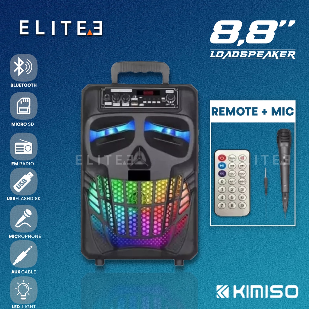 ELITEE SPEAKER BLUETOOTH + MICROPHONE KARAOKE