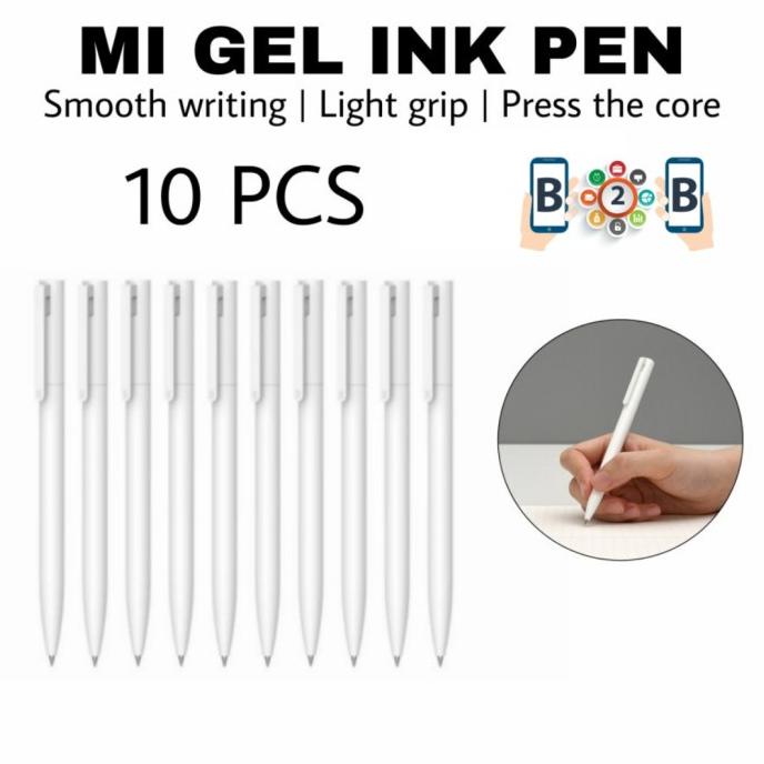 

XIAOMI MI GEL INK PEN 10pcs - Pena Pulpen Alat tulis