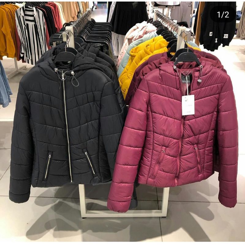 JACKET PUFFER BERSHKA, JAKET BERSHKA, JAKET PUFFER BEST SELLER