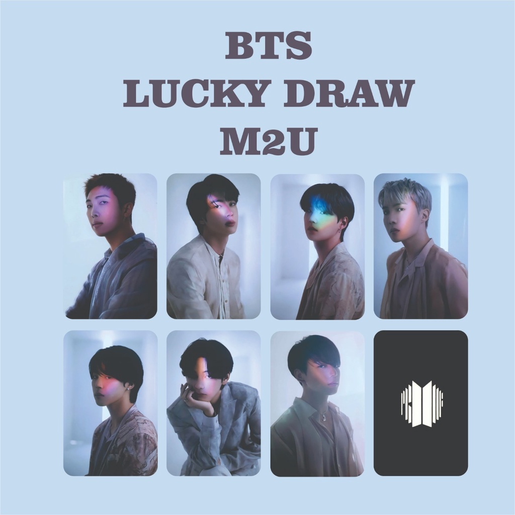 PHOTOCARD BTS LUCKY DRAW PROOF ALBUM