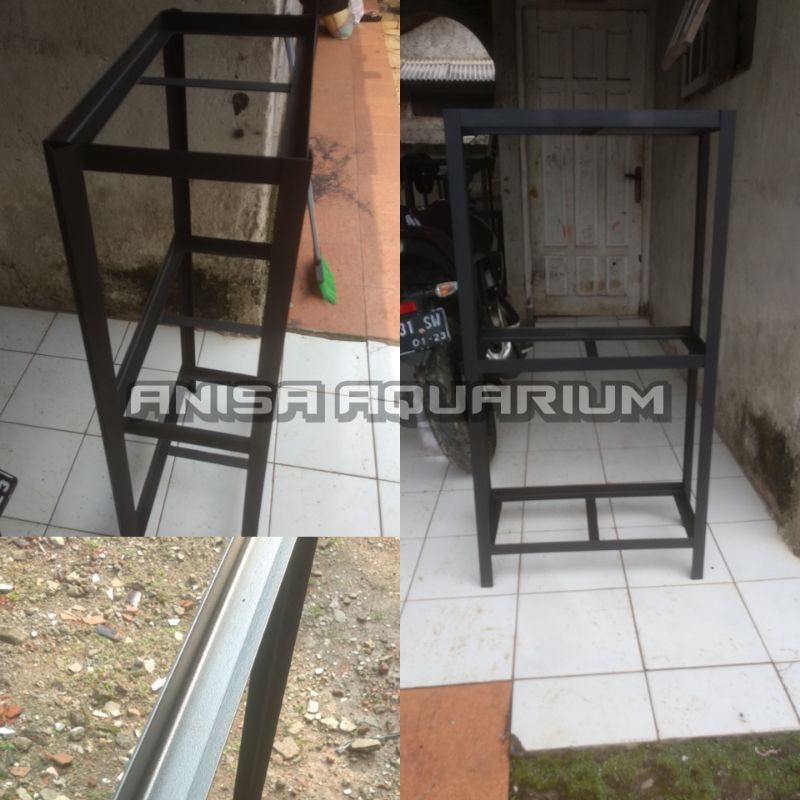 RAK AQUARIUM 3 SUSUN 70X30 TINGGI FULL 120CM BAHAN SIKU 4X4