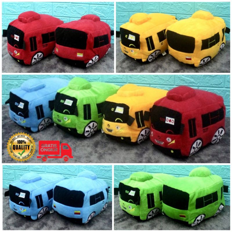 Boneka Tayo Ukuran M Boneka Mobil Bus Super Berkualitas Export