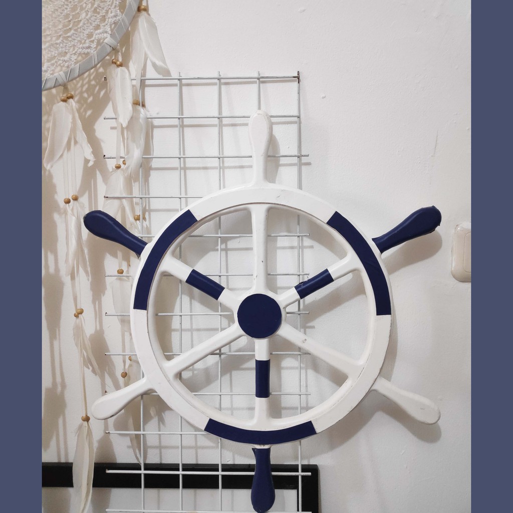Kemudi Kapal Hiasan Dinding ( Hanging Wall Decals )