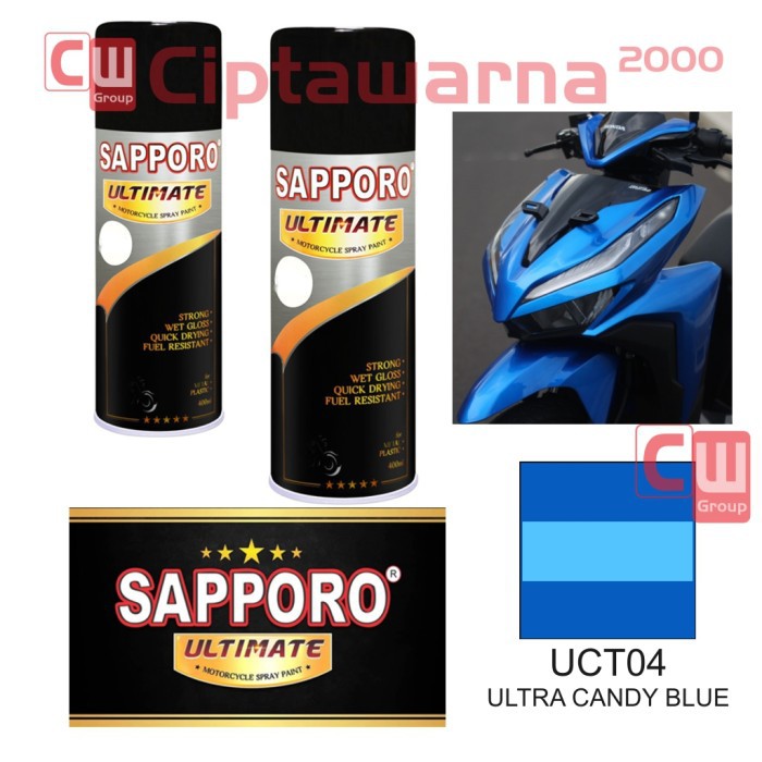 PAKET SAPPORO ULTIMATE ULTRA CANDY BLUE RED PINK YELLOW ORANGE GREEN