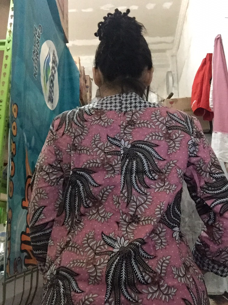 Atasan Batik Wanita Blouse Lengan Panjang Warna Hitam Trend 2021 Size S-m-l-xl-xxl-3l-4l-5l