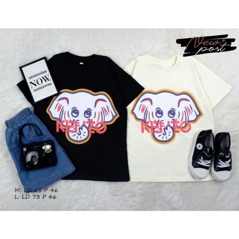 kaos anak gajah animal unisex (co/ce)