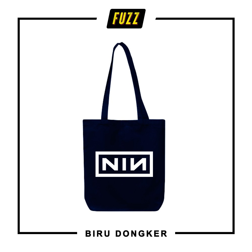 Totebag Tas Jinjing Band NIN Nine Inch Nails Pria Dan Wanita Tote Bag Sekolah Kerja Kampus Nongkrong