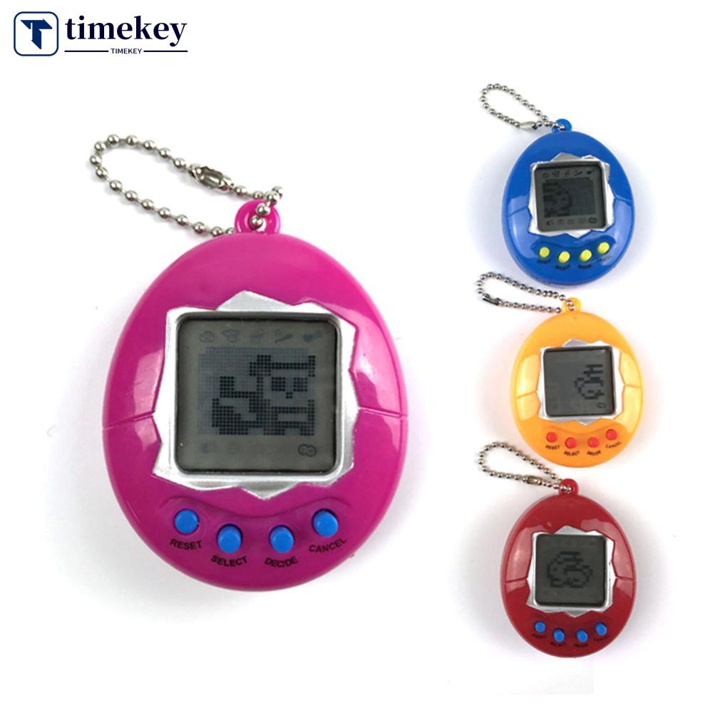 Timekey Mainan Tamagotchi Hewan Peliharaan Virtual Elektronik 168 Hewan Dengan Gantungan Kunci Untuk Anak L9X1