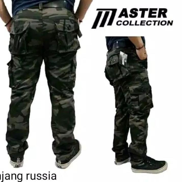 [Termurah dan terbaik >>]celana panjang cargo loreng pria