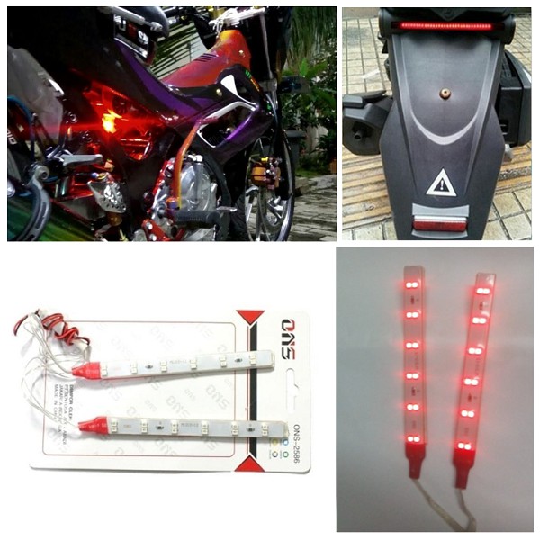 Lampu Stick LED Panjang 13 cm Warna Merah