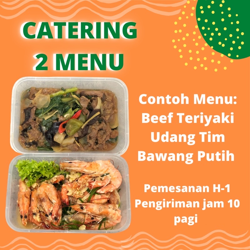 Jual Katering Harian Halal 2 Menu (untuk 2-3 Orang) Indonesia|Shopee ...