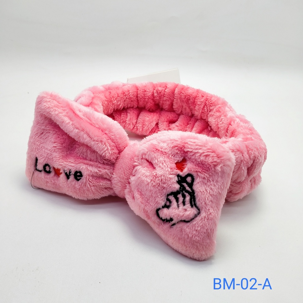 [WS] Topi bandana korea model bunny bando ikat kepala make up cuci muka Premium Quality