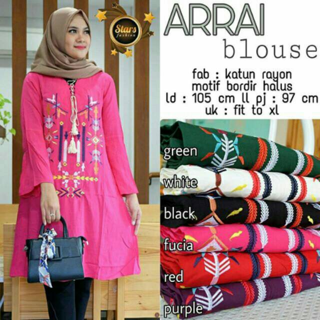Jual Murah Atasan Wanita Arrai Blouse