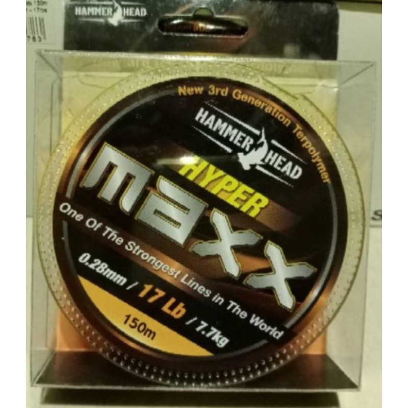 senar pancing hammer head hyper maxx 150m