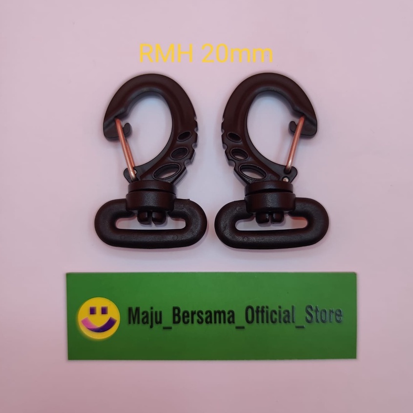 Buckle Acetal Import - Ring Metalic Hook / Cantolan kuda isi 100p Sk1