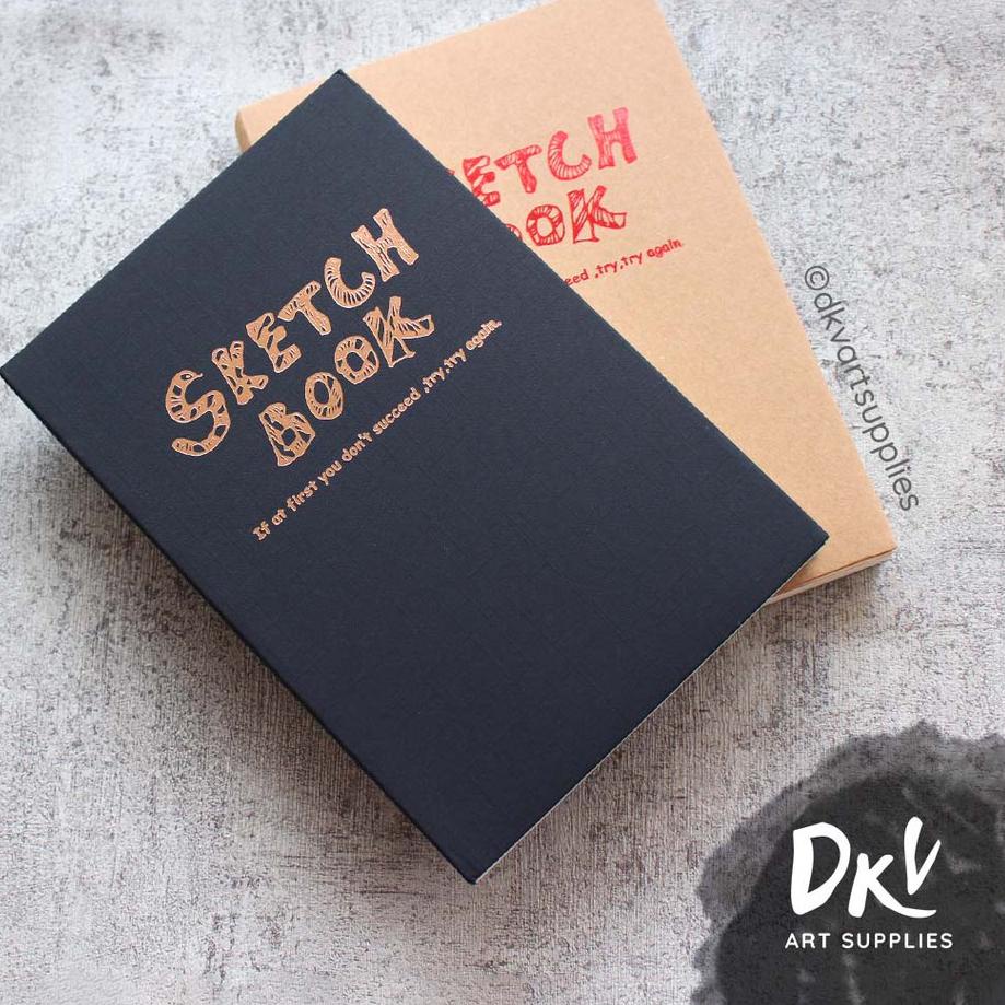 

2.2 Brand POTENTATE Sketchbook A5 100gsm 120 lembar Soft Cover