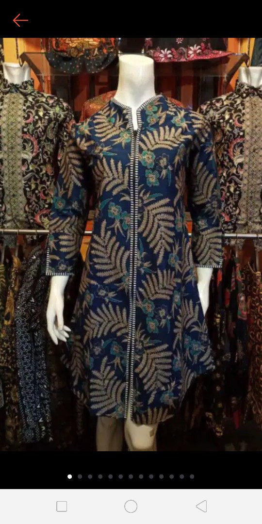 Batik Tunik Tradisional Bl-4 Wong Riski Jaya Size M L Xl Xxl Xxxl Jumbo