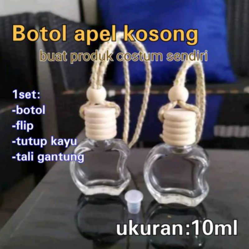 Botol Parfum Apel Gantung Vleo Kosong Isi 10 Ml