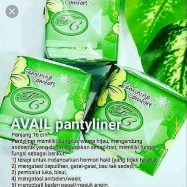 PENTILINER AVAIL BIO SANITARY PAD